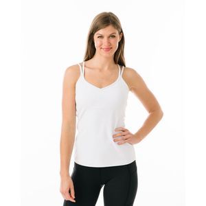 NWT ZYIA White Party in the Back Tank